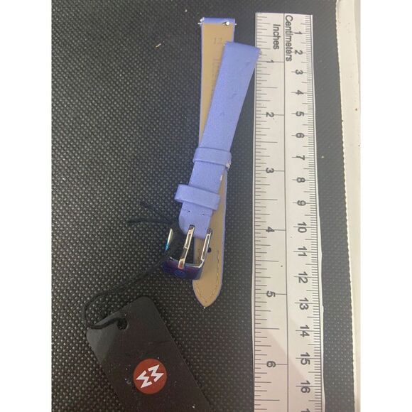 Michele Leather Watch Band Bracelet Preowned Good Condition 12mm N818 - Picture 1 of 5